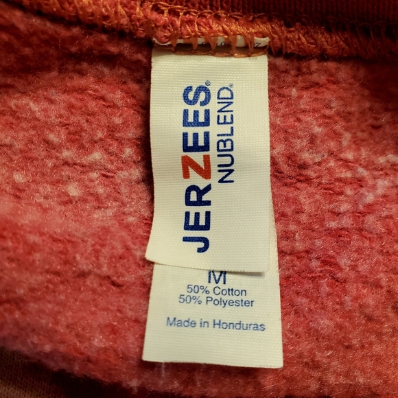 Jerzees Rob Zombie Sweatshirt Men's Size Medium Red Bleached Wash Horror Metal. - Picture 6 of 8